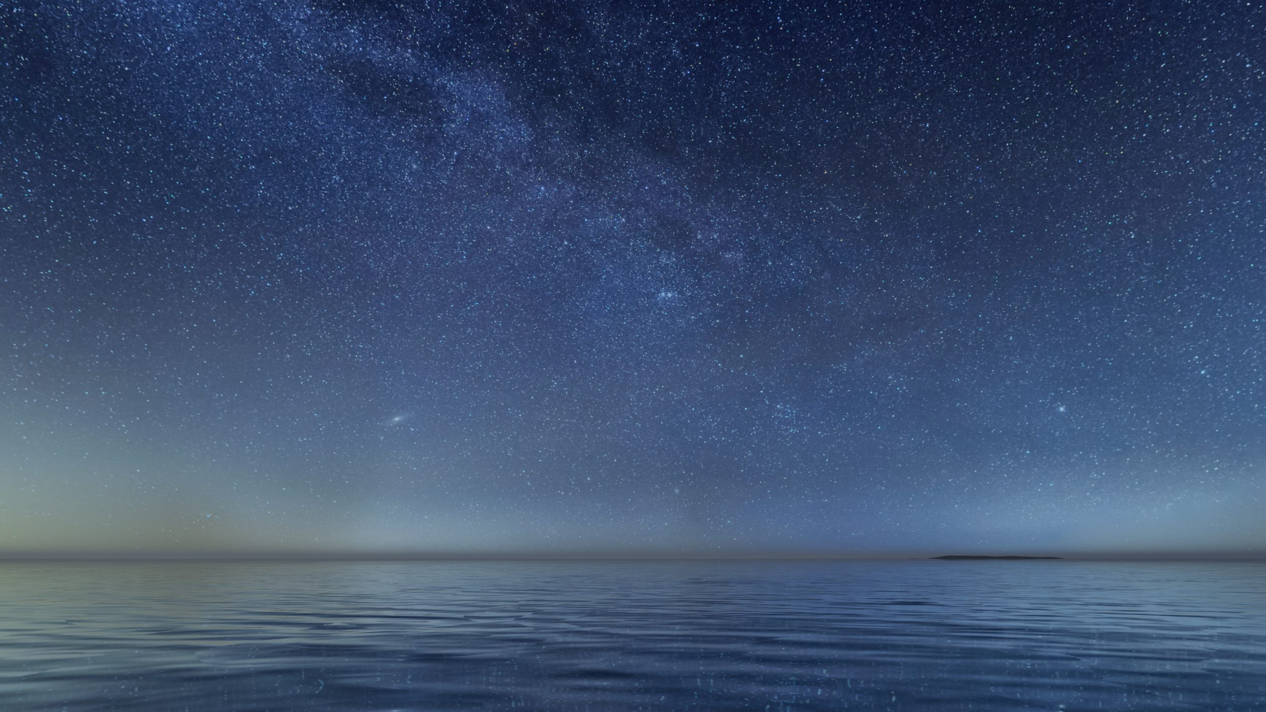 Home scenic view of sea against sky at night
